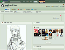Tablet Screenshot of lookatmewithlove.deviantart.com
