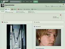Tablet Screenshot of maurylorraine.deviantart.com