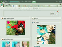 Tablet Screenshot of noyoshika.deviantart.com