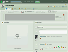 Tablet Screenshot of believe-hope.deviantart.com