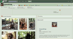 Desktop Screenshot of impsandthings.deviantart.com