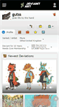 Mobile Screenshot of gutss.deviantart.com