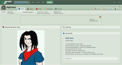Desktop Screenshot of majinsora.deviantart.com
