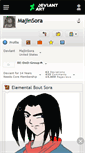 Mobile Screenshot of majinsora.deviantart.com
