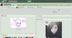 Desktop Screenshot of camillajune.deviantart.com