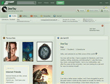 Tablet Screenshot of deetay.deviantart.com