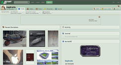Desktop Screenshot of inspironix.deviantart.com