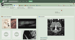 Desktop Screenshot of obscurechaos.deviantart.com