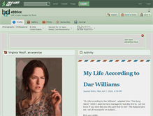 Tablet Screenshot of ebbixx.deviantart.com