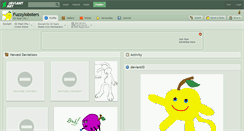 Desktop Screenshot of fuzzylobsters.deviantart.com