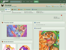 Tablet Screenshot of iris-sempi.deviantart.com