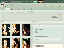 Tablet Screenshot of lover-photos.deviantart.com