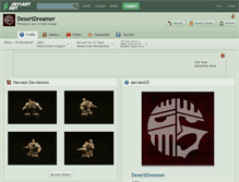 Tablet Screenshot of desertdreamer.deviantart.com