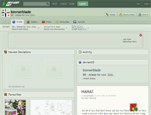 Tablet Screenshot of bowserblade.deviantart.com