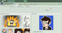 Desktop Screenshot of myhelmethazstickers.deviantart.com