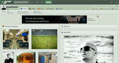 Desktop Screenshot of beautifulshit.deviantart.com