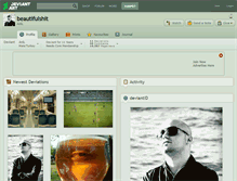 Tablet Screenshot of beautifulshit.deviantart.com