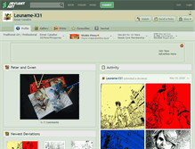 Tablet Screenshot of leuname-x31.deviantart.com