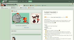 Desktop Screenshot of funnyloveclub.deviantart.com