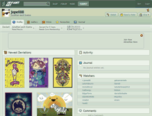 Tablet Screenshot of jopeli88.deviantart.com