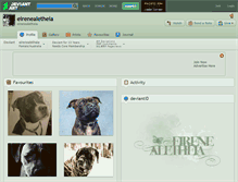 Tablet Screenshot of eirenealetheia.deviantart.com