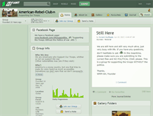 Tablet Screenshot of american-rebel-club.deviantart.com