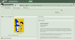 Desktop Screenshot of masterknightdh.deviantart.com
