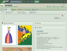 Tablet Screenshot of maridarija.deviantart.com