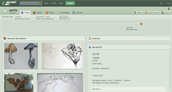 Desktop Screenshot of cov1e.deviantart.com