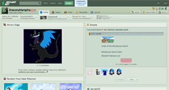 Desktop Screenshot of draconavampira.deviantart.com
