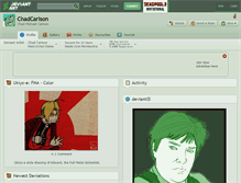 Tablet Screenshot of chadcarlson.deviantart.com