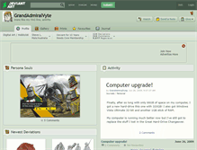 Tablet Screenshot of grandadmiralvyte.deviantart.com