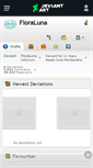Mobile Screenshot of floraluna.deviantart.com