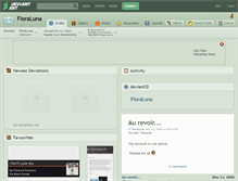 Tablet Screenshot of floraluna.deviantart.com
