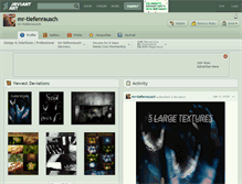 Tablet Screenshot of mr-tiefenrausch.deviantart.com