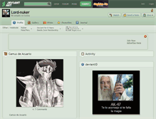 Tablet Screenshot of lord-nuker.deviantart.com