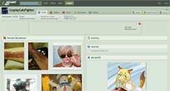 Desktop Screenshot of cosplaycatsfighter.deviantart.com