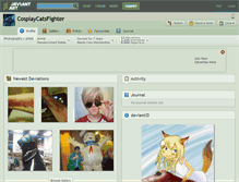 Tablet Screenshot of cosplaycatsfighter.deviantart.com