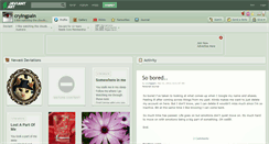 Desktop Screenshot of cryingpain.deviantart.com
