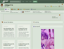 Tablet Screenshot of chibigurl116.deviantart.com