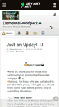 Mobile Screenshot of elemental-wolfpack.deviantart.com
