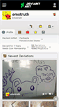 Mobile Screenshot of emotruth.deviantart.com
