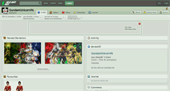 Desktop Screenshot of gundamunicorn96.deviantart.com