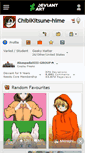 Mobile Screenshot of chibikitsune-hime.deviantart.com