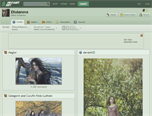 Tablet Screenshot of ekukanova.deviantart.com