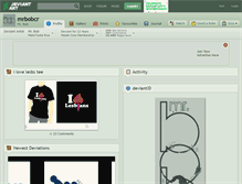 Tablet Screenshot of mrbobcr.deviantart.com