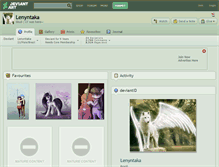 Tablet Screenshot of lenyntaka.deviantart.com