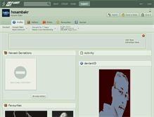 Tablet Screenshot of hosambakr.deviantart.com