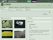Tablet Screenshot of lorriography.deviantart.com