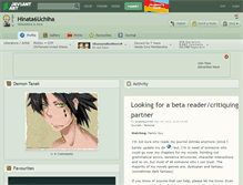 Tablet Screenshot of hinata6uchiha.deviantart.com